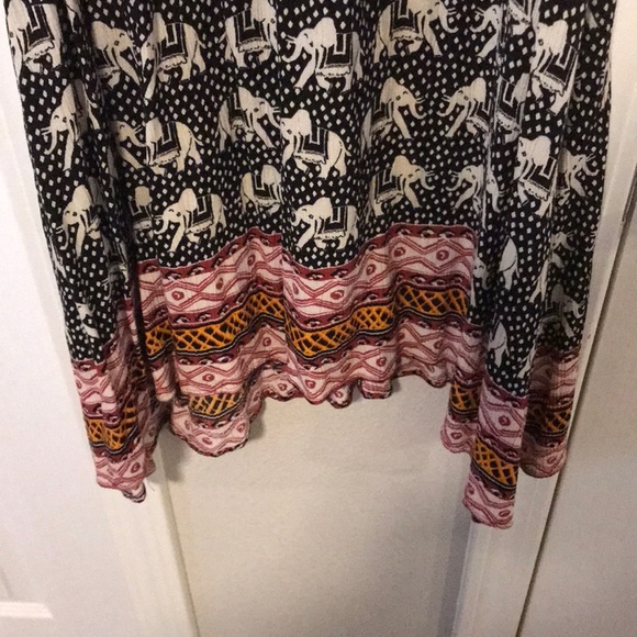 Rayon elephant print dress - Picture 4 of 5